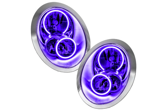 Oracle LED Halo Headlights: 05-08 Mini Cooper (UV/Purple SMD Single Color)