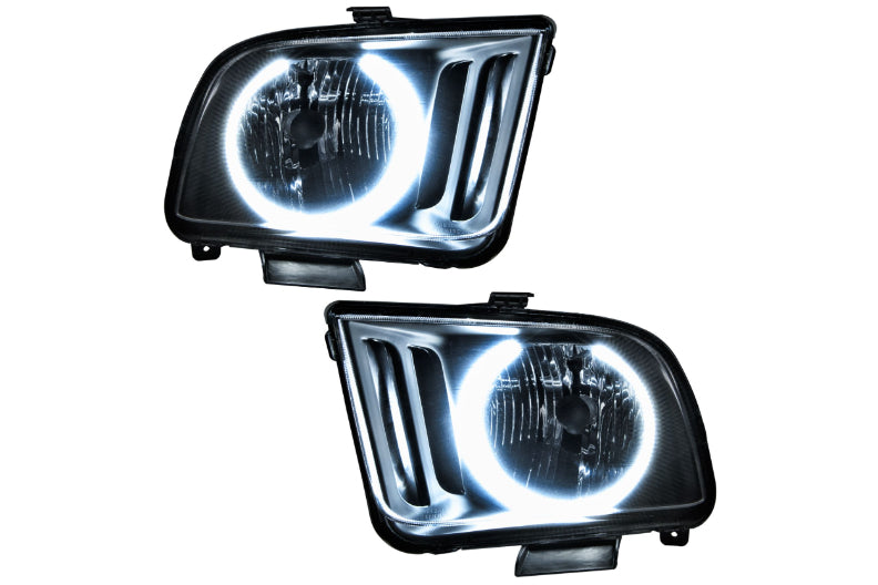 Oracle LED Halo Headlights: 05-09 Ford Mustang (White SMD Single Color)