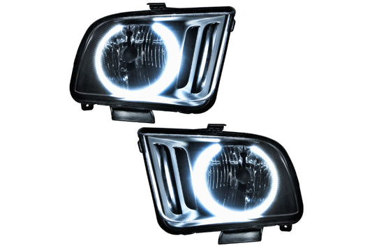 Oracle LED Halo Headlights: 05-09 Ford Mustang (White SMD Single Color)