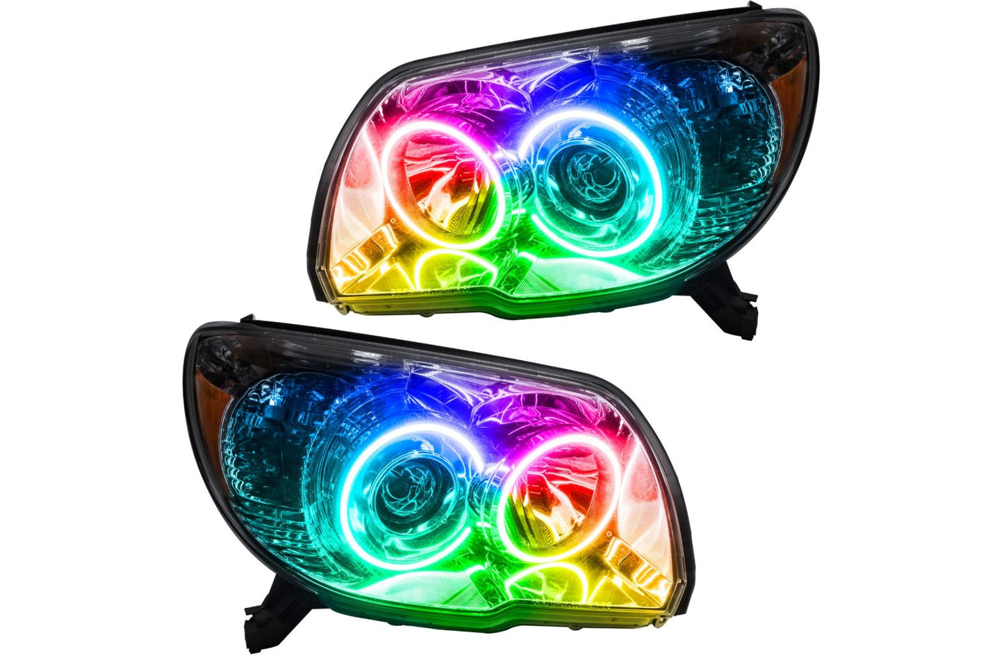 Oracle LED Halo Headlights: 06-09 Toyota 4Runner w/ Sport (ColorShift RGB / No Controller)