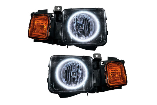 Oracle LED Halo Headlights: 06-10 Hummer H3 (White SMD Single Color)