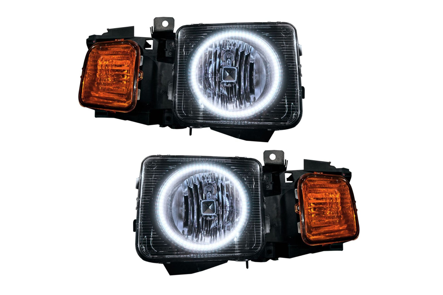 Oracle LED Halo Headlights: 06-10 Hummer H3 (White SMD Single Color)