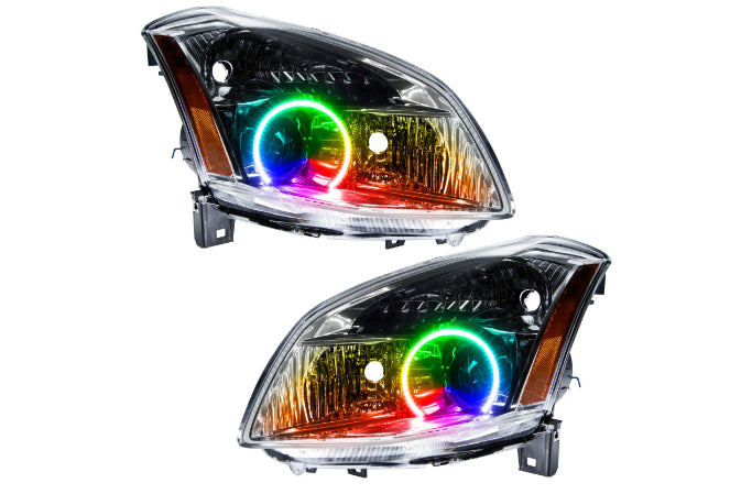 Oracle LED Halo Headlights: 07-08 Nissan Maxima (ColorShift RGB / BC1 Controller)