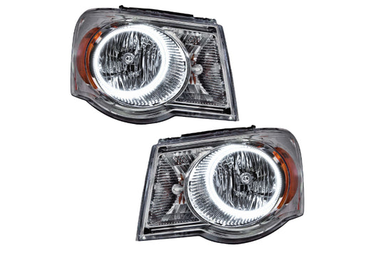 Oracle LED Halo Headlights: 07-09 Chrysler Aspen (White SMD Single Color)
