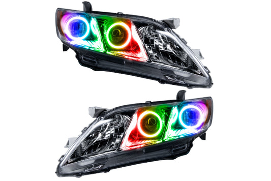 Oracle LED Halo Headlights: 07-09 Toyota Camry (ColorShift RGB / BC1 Controller)