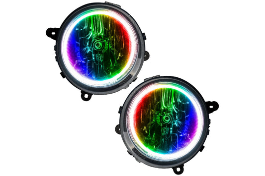 Oracle LED Halo Headlights: 07-10 Jeep Compass (ColorShift RGB / BC1 Controller)