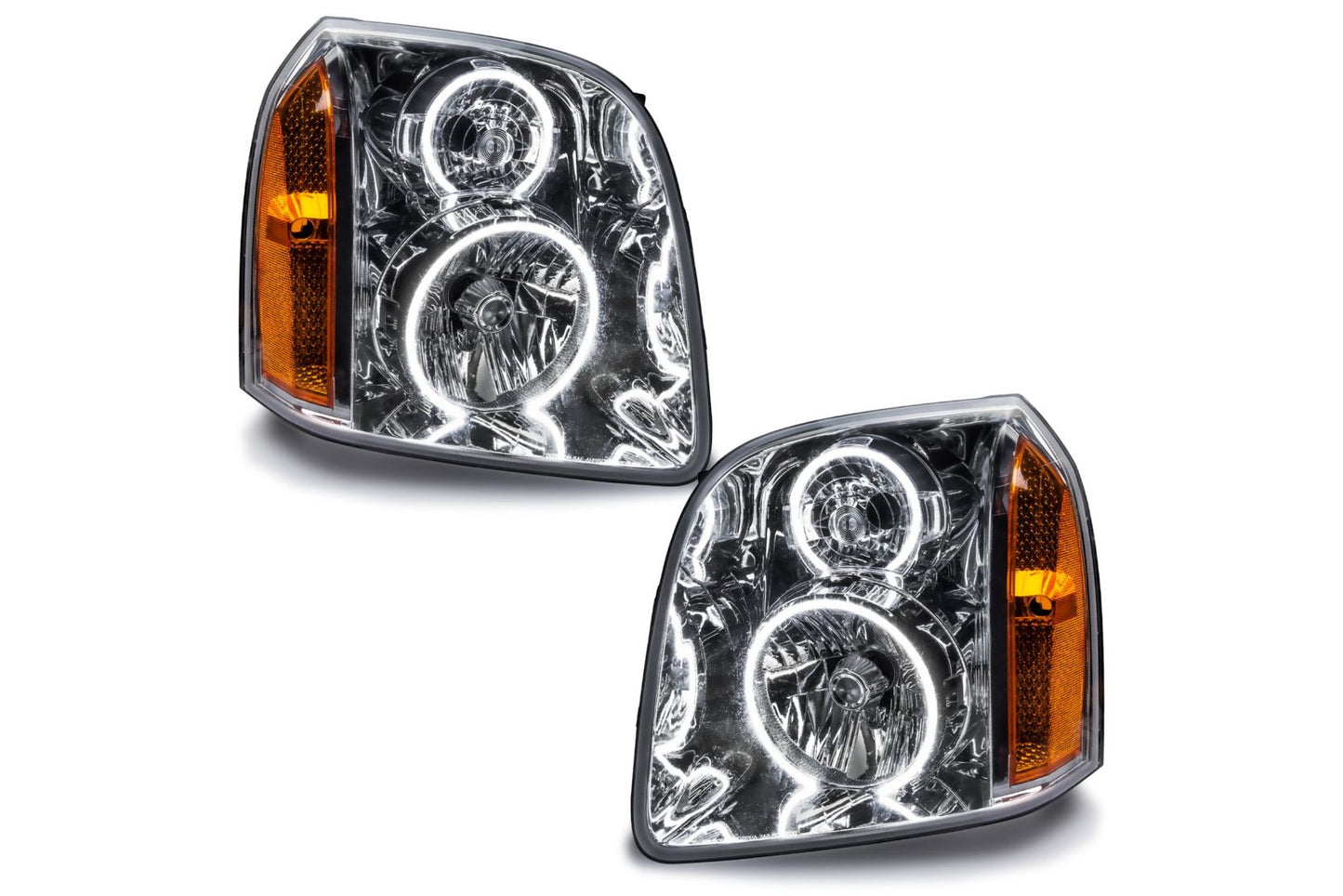 Oracle LED Halo Headlights: 07-13 GMC Yukon (White SMD Single Color)