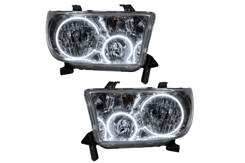 Oracle LED Halo Headlights: 07-13 Toyota Tundra (White SMD Single Color)