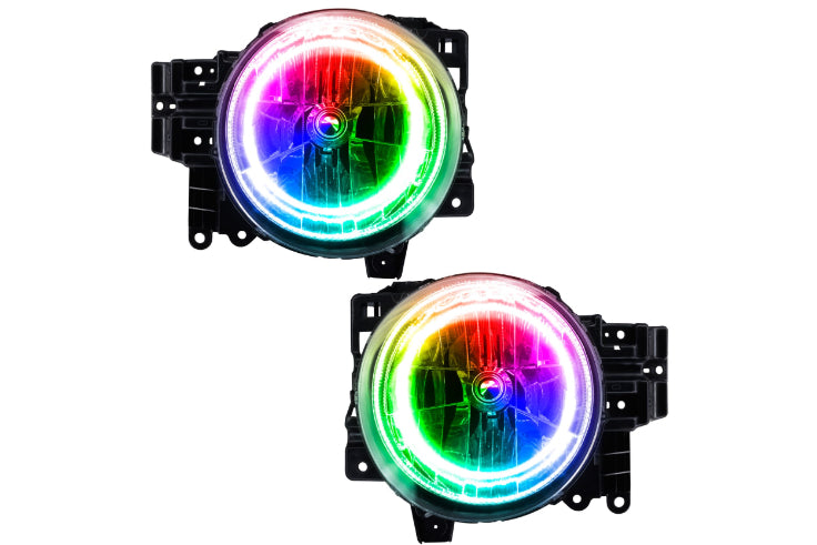 Oracle LED Halo Headlights: 07-14 Toyota FJ Cruiser (ColorShift RGB / BC1 Controller)