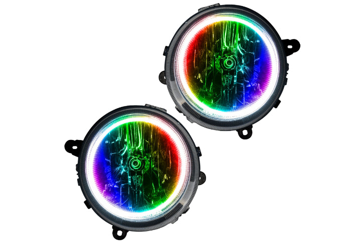 Oracle LED Halo Headlights: 07-16 Jeep Patriot/Compass (ColorShift RGB / BC1 Controller)