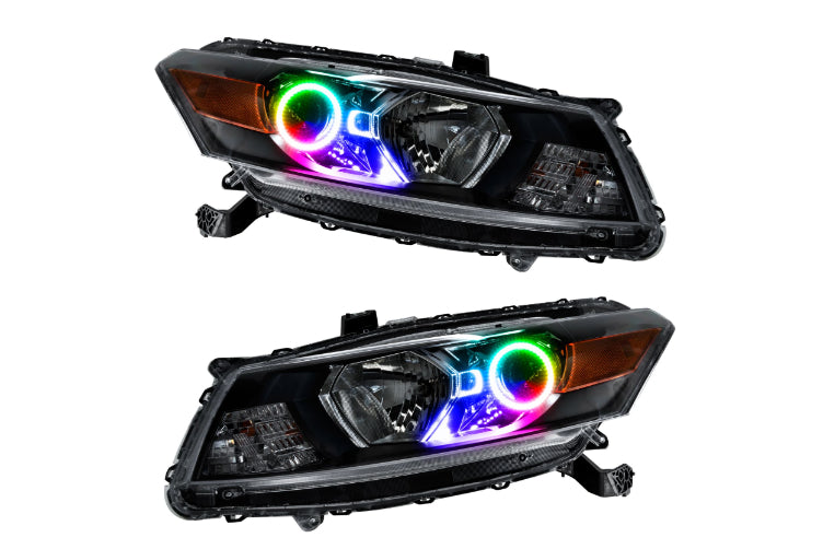 Oracle LED Halo Headlights: 08-12 Honda Accord Coupe (ColorShift RGB / BC1 Controller)