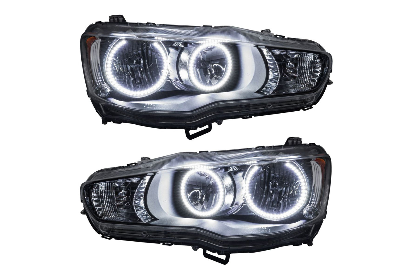 Oracle LED Halo Headlights: 08-17 Mitsubishi Lancer (White SMD Single Color)