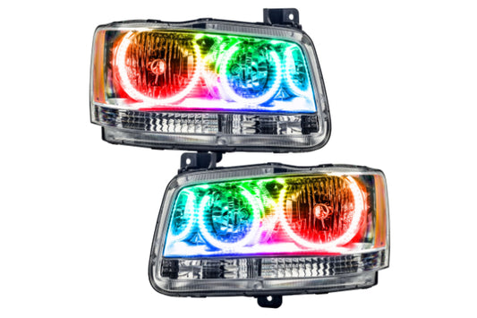 Oracle LED Halo Headlights: 2008 Dodge Magnum (ColorShift RGB / No Controller)