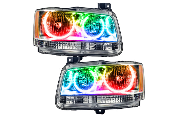 Oracle LED Halo Headlights: 2008 Dodge Magnum (ColorShift RGB / No Controller)