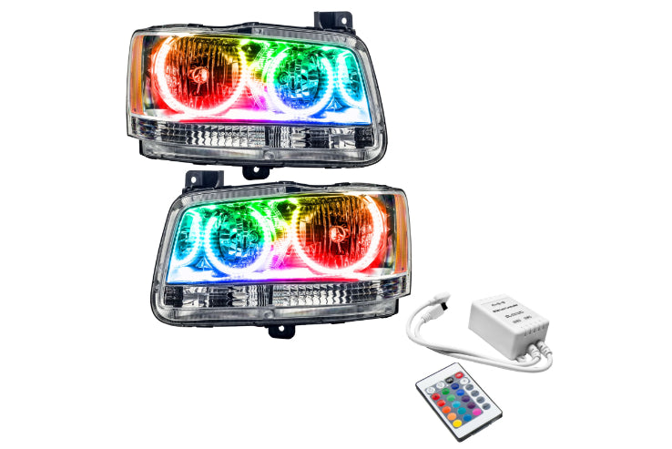 Oracle LED Halo Headlights: 2008 Dodge Magnum (ColorShift RGB / Simple Controller)