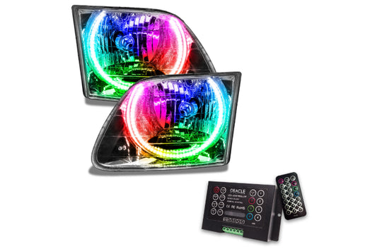 Oracle LED Halo Headlights: 97-03 Ford F-150 (ColorShift RGB / 2.0 Controller)