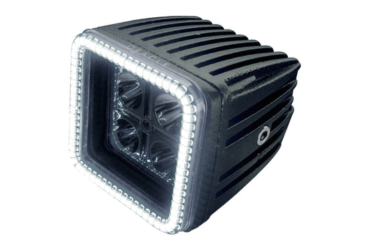 Oracle LED Pod: 3in Square / White Halo