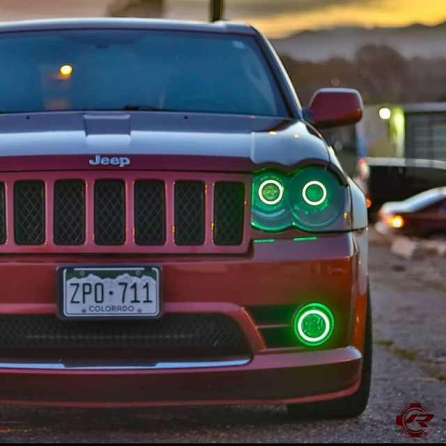 Jeep grand cherokee halo headlights deals