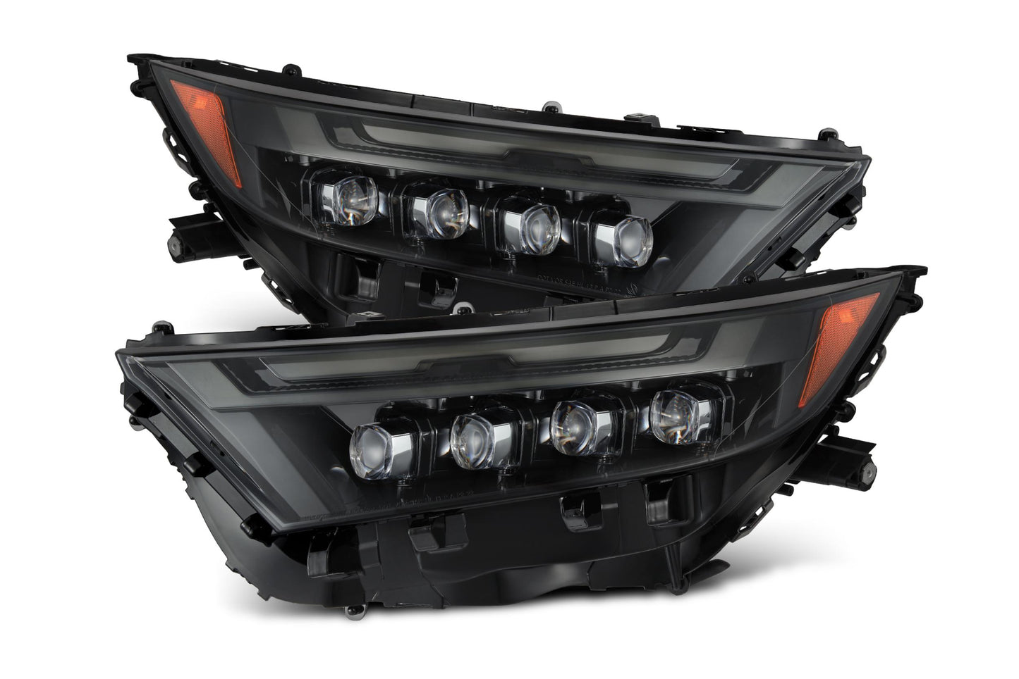 ARex Nova LED Headlights: Toyota Rav4 High Trim (19-23) - Alpha-Black (Set)