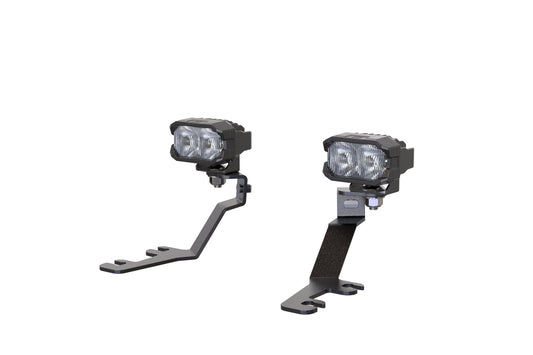 Morimoto 2Banger Ditch Light Kit: 2021+ Bronco Sport (HXB Yellow Flood Beam)