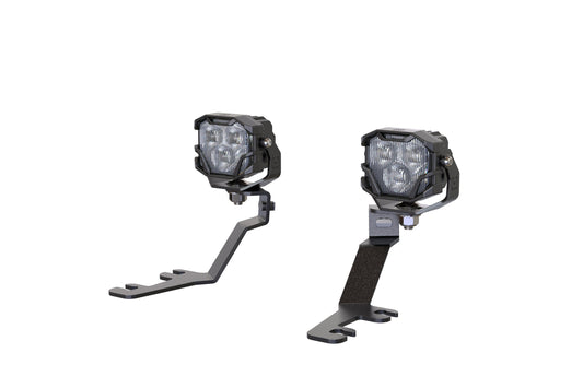 Morimoto 4Banger Ditch Light Kit: 2021+ Bronco Sport (HXB White SAE Wide Beam)