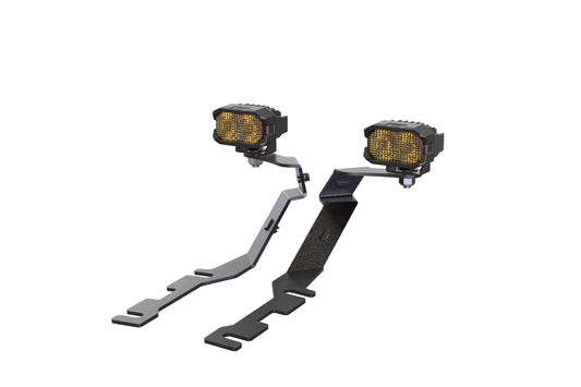 Morimoto 2Banger Ditch Light Kit: 2019+ Ram 1500 (HXB Yellow SAE Wide Beam)