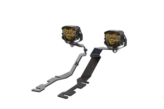 Morimoto 4Banger Ditch Light Kit: 2019+ Ram 1500 (NCS Yellow Flood Beam)
