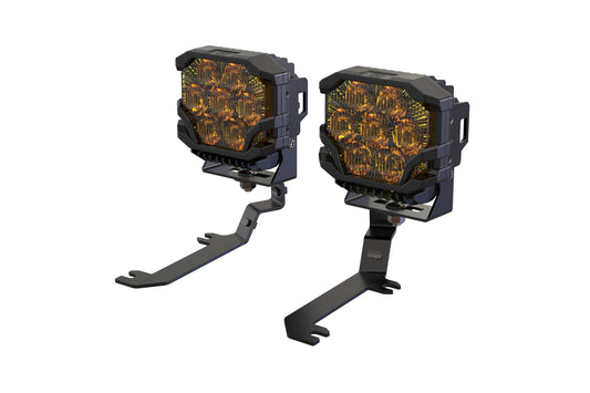 Morimoto BigBanger Ditch Light Kit: 2019+ Silverado 1500 (HXB White Combo Beam)