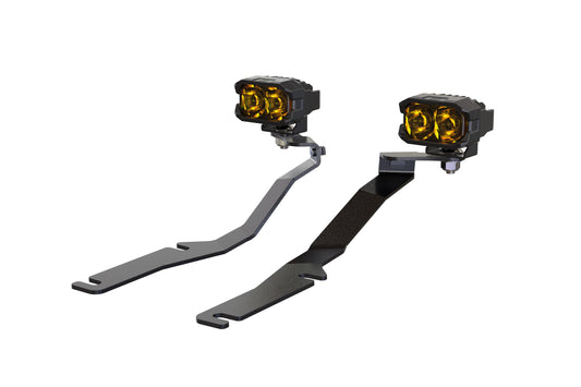 Morimoto 2Banger Drift Light Kit: 08-23 Dodge Challenger (NCS Yellow Spot Beam)