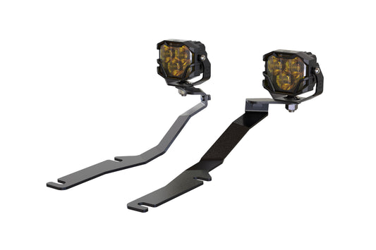 Morimoto 4Banger Drift Light Kit: 08-23 Dodge Challenger (HXB Yellow Flood Beam)