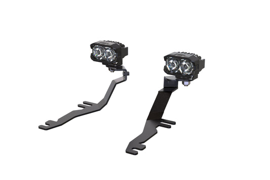 Morimoto 2Banger Drift Light Kit: 2024+ Ford Mustang (HXB Yellow SAE Wide Beam)