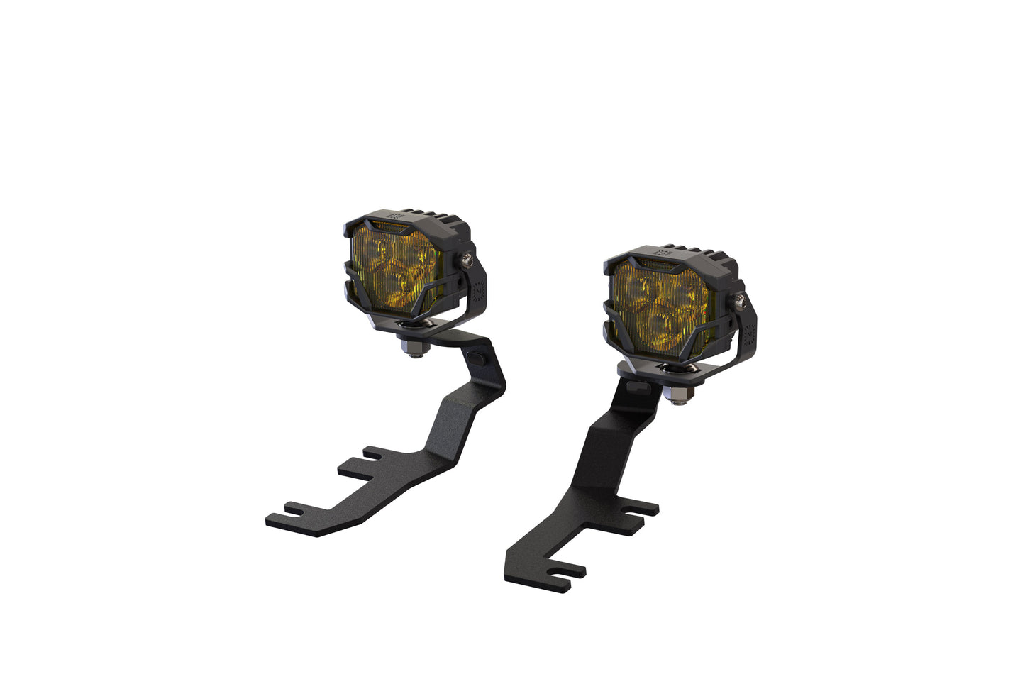 Morimoto 4Banger Ditch Light Kit: 15+ Canyon (HXB Yellow SAE Wide Beam)