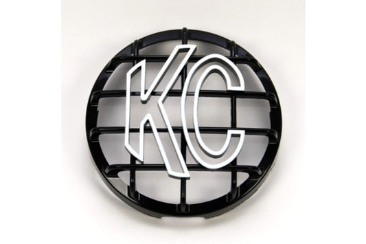 KC Grill: 6in Diameter (Each / Black ABS Stone Guard)
