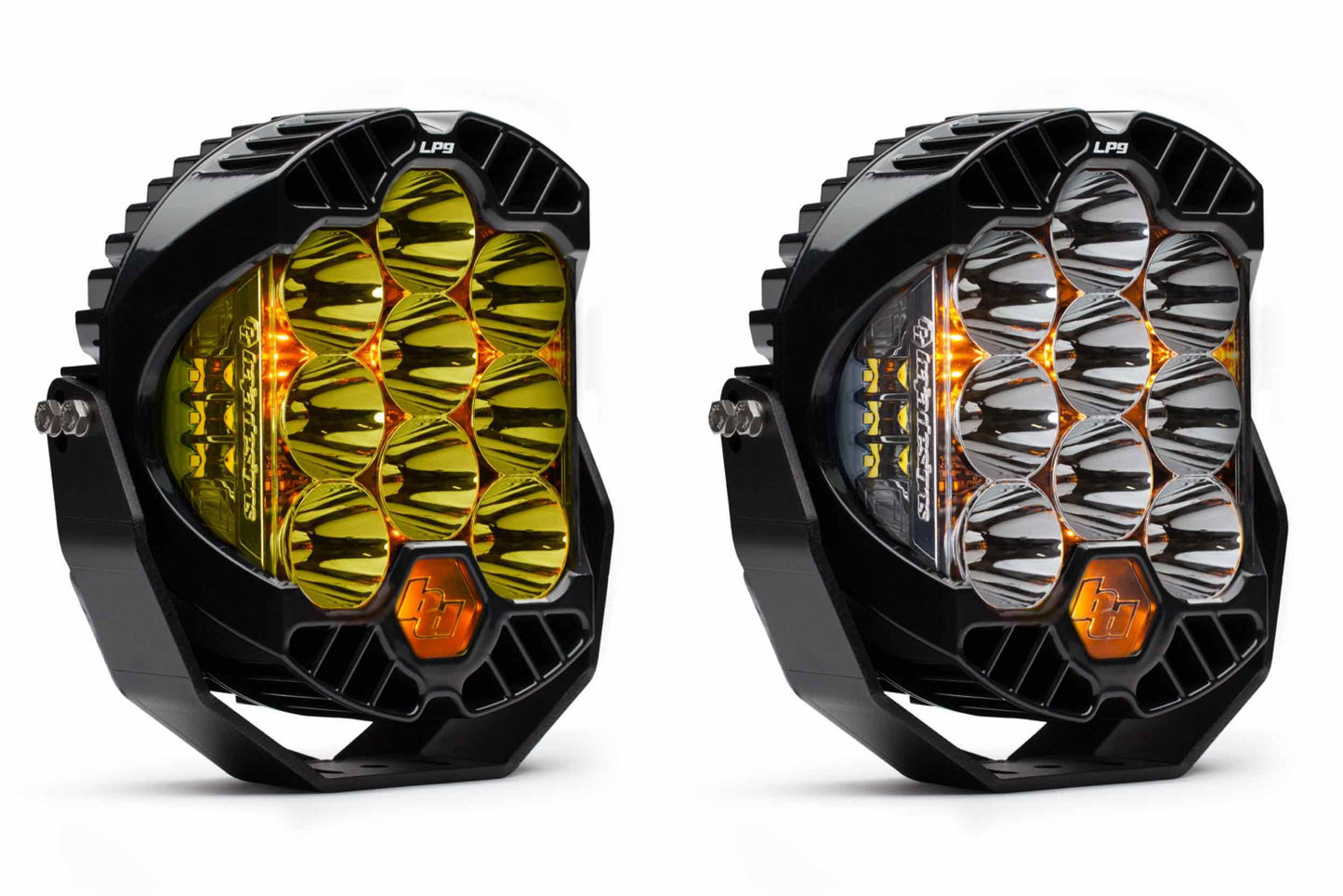 BD LP9 Racer Edition LED Pod: (Each / Amber / High Speed Spot Beam)
