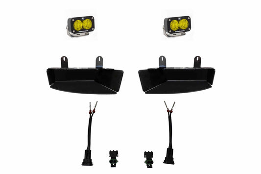 BD LED Fog Kit: Dodge Ram HD (19+) (S2 Sport / Amber)