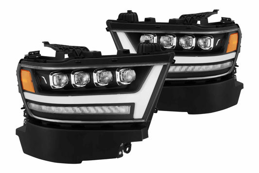 ARex Nova LED Headlights: Dodge Ram 1500 (19+) - Jet Black (Set)