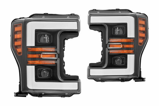 ARex (PRO-Series) Halogen Headlights:: Ford Super Duty (17-19) - Chrome (Set)