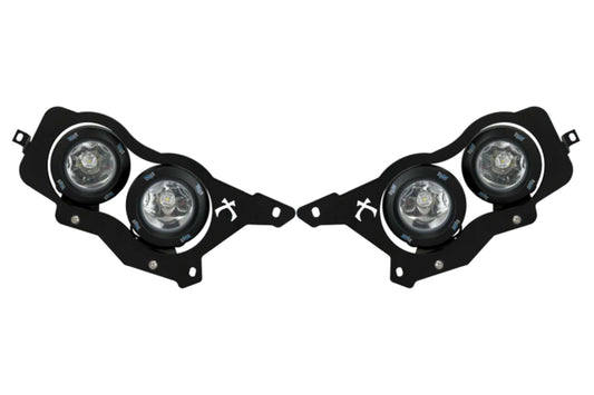 Vision X LED Headlights: Polaris RZR (14-16) (4x XIL-OPRH110 + Halo / Brackets / Wiring)