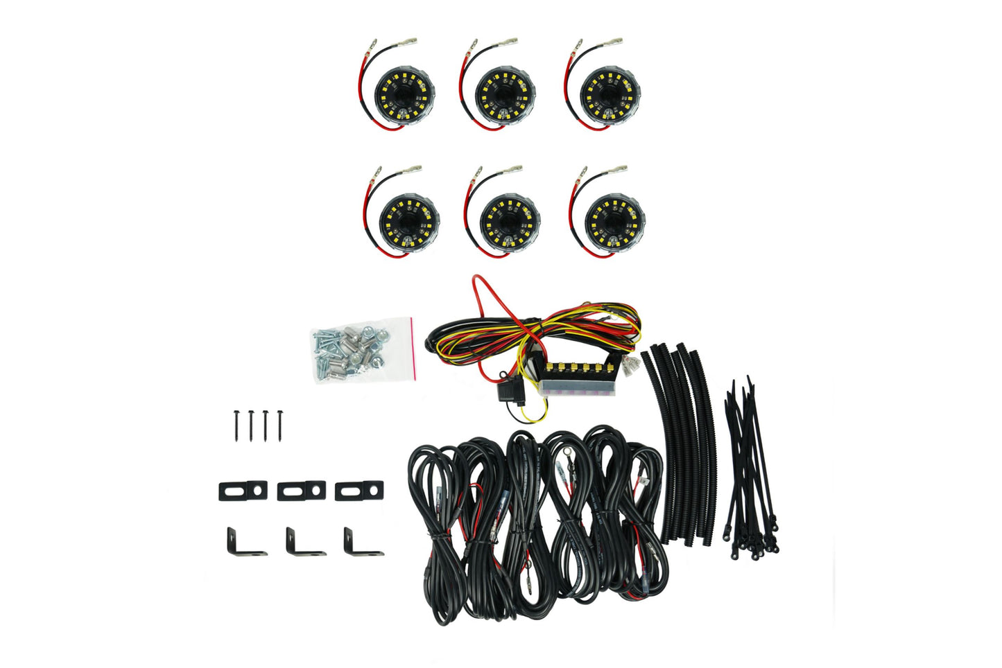 Cyclone V2 Rock Light Lens: Red (Each)