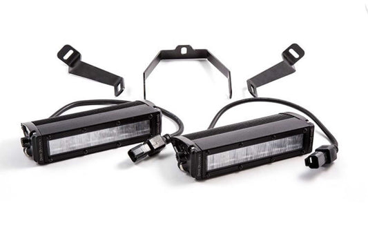 DD Grille-Mount LED System: Subaru WRX (15-17) (White/ Driving Beam) (2x SS6 Bars)