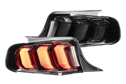 XB LED Tail Lights: Ford Mustang (10-12 / Smoked Lens / Set)