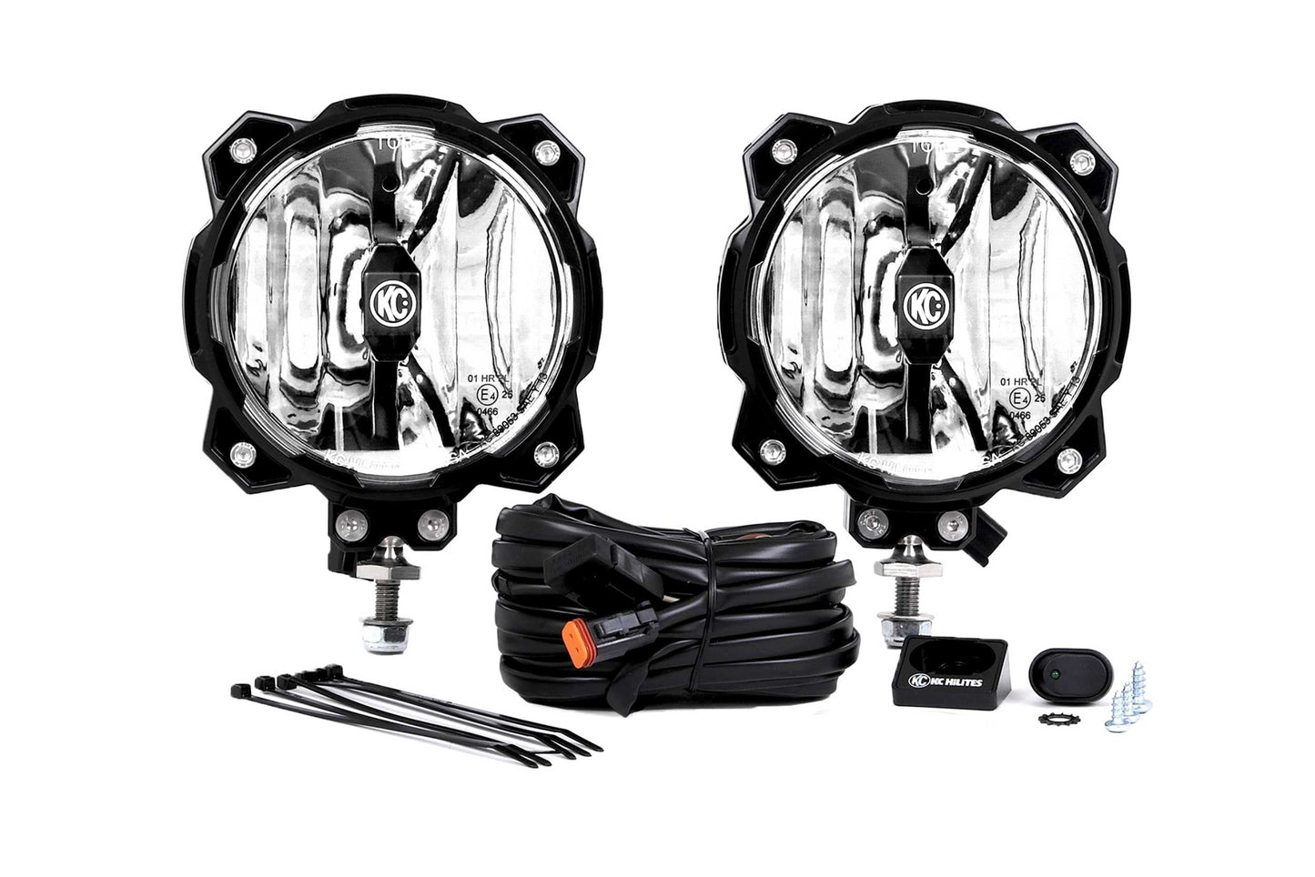 KC Hilites Pro6 Gravity LED Light: (Driving / Pair)