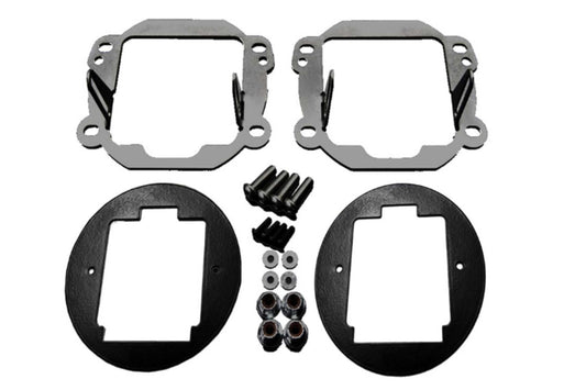 Rigid Fog Mount Kit: Wrangler JK (fits D/Radiance Pods)