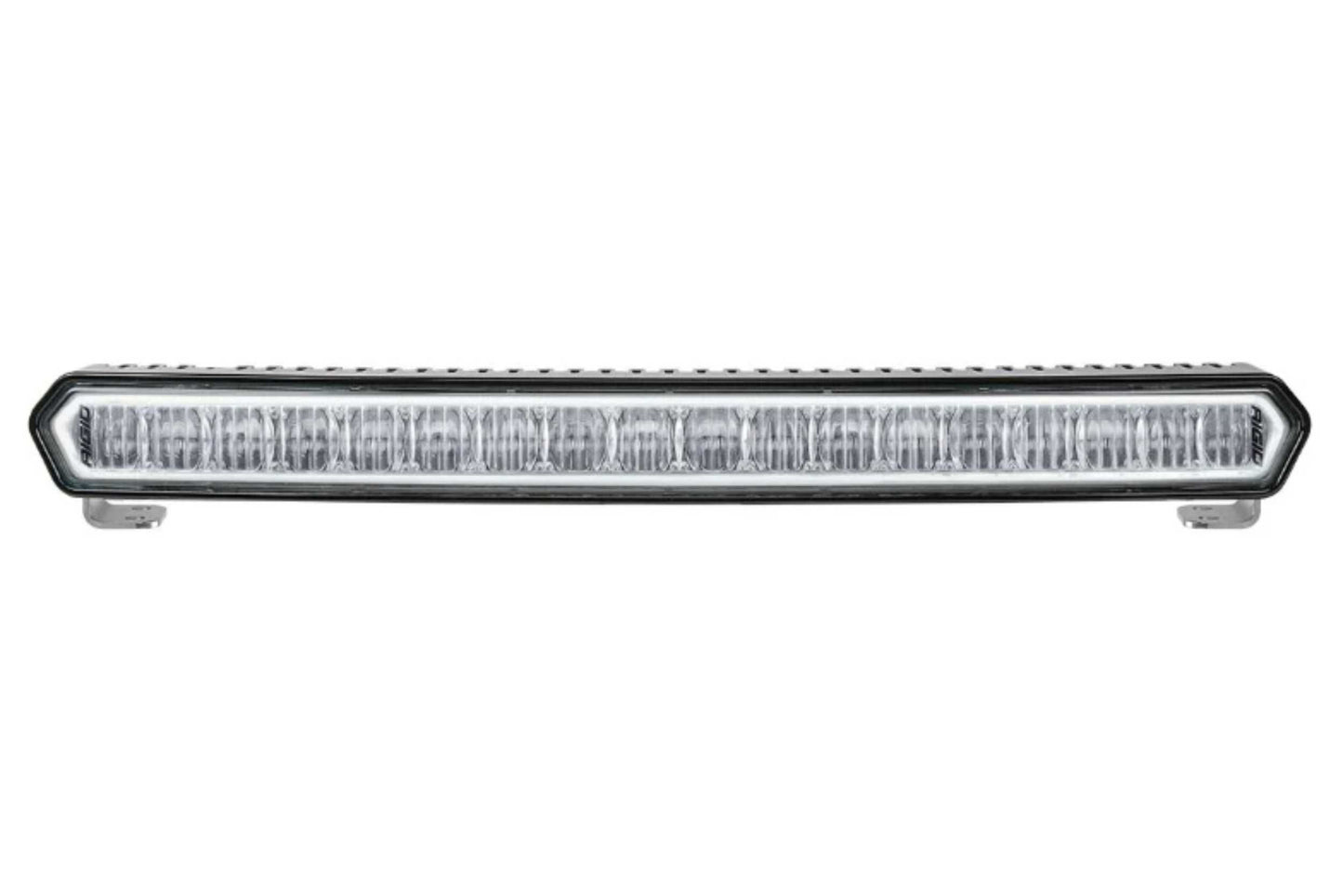 Rigid SR-L Series LED Light Bar: (20in / White Halo / Black Housing / Each)