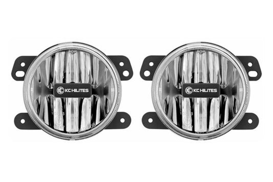 KC Hilites Gravity G4 LED Light: (4in / White 10w Fog / Each)