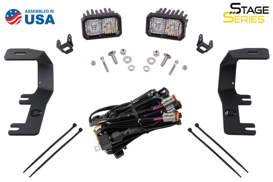 SS3 LED Ditch Light Kit for 2014-2019 Silverado/Sierra Pro White Driving