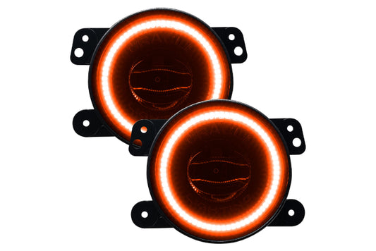 Oracle High Performance LED Halo Fogs: Wrangler JL/JK/JT (Amber)