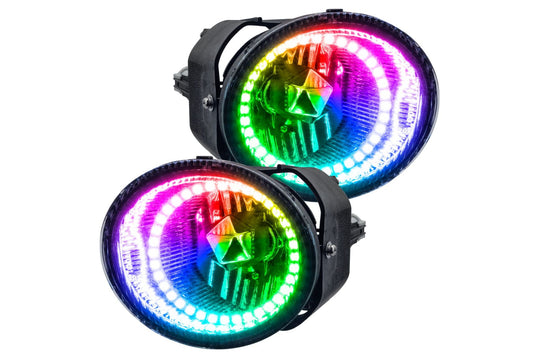 Oracle LED Halo Fogs: 01-02 Nissan Frontier (ColorShift RGB / No Controller)