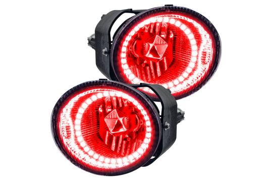 Oracle LED Halo Fogs: 01-02 Nissan Frontier (Red SMD Single Color)