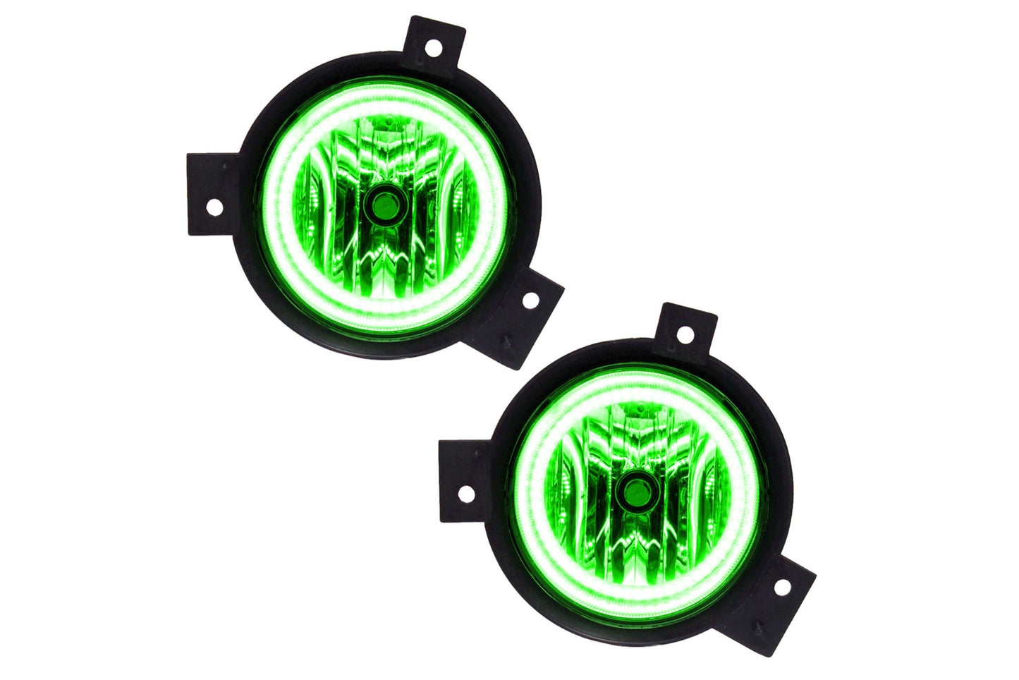 Oracle LED Halo Fogs: 01-03 Ford Ranger (Green SMD Single Color)
